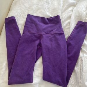 Purple lululemon leggings